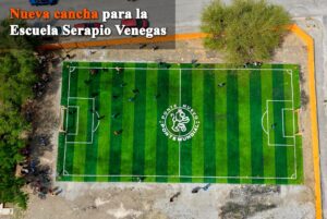 Nueva cancha para la Escuela Serapio Venegas
